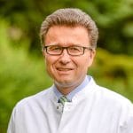 Professor Nolte-Ernsting, Chefarzt der Klinik für Diagnostische und Interventionelle Radiologie